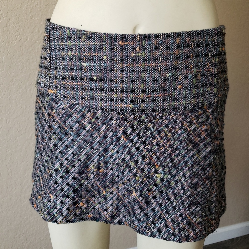 Sale Bebe tweed multicolored skirt 4
